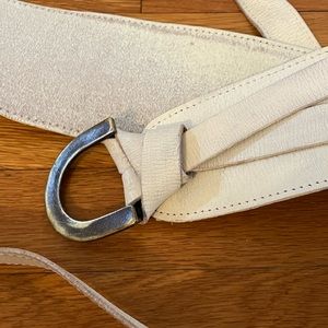 Free People Waltz Waist Belt - Distressed White